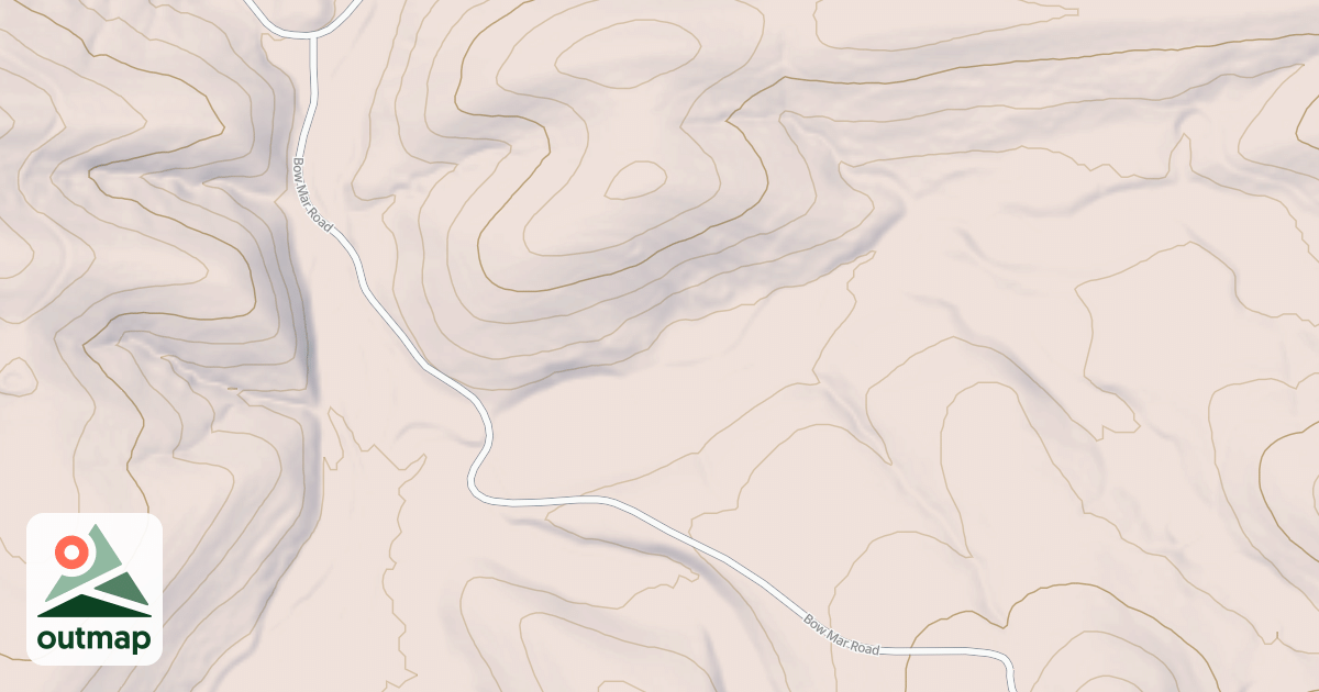 Map of OLD DAILY CREEK