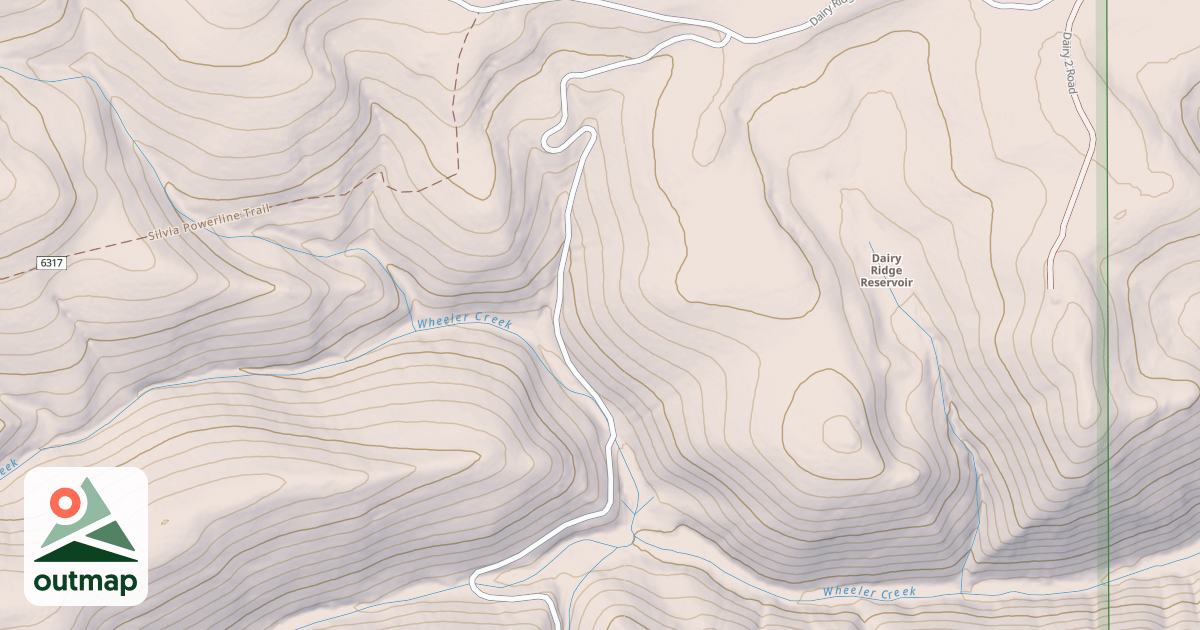 Map of BALDY - WHEELER