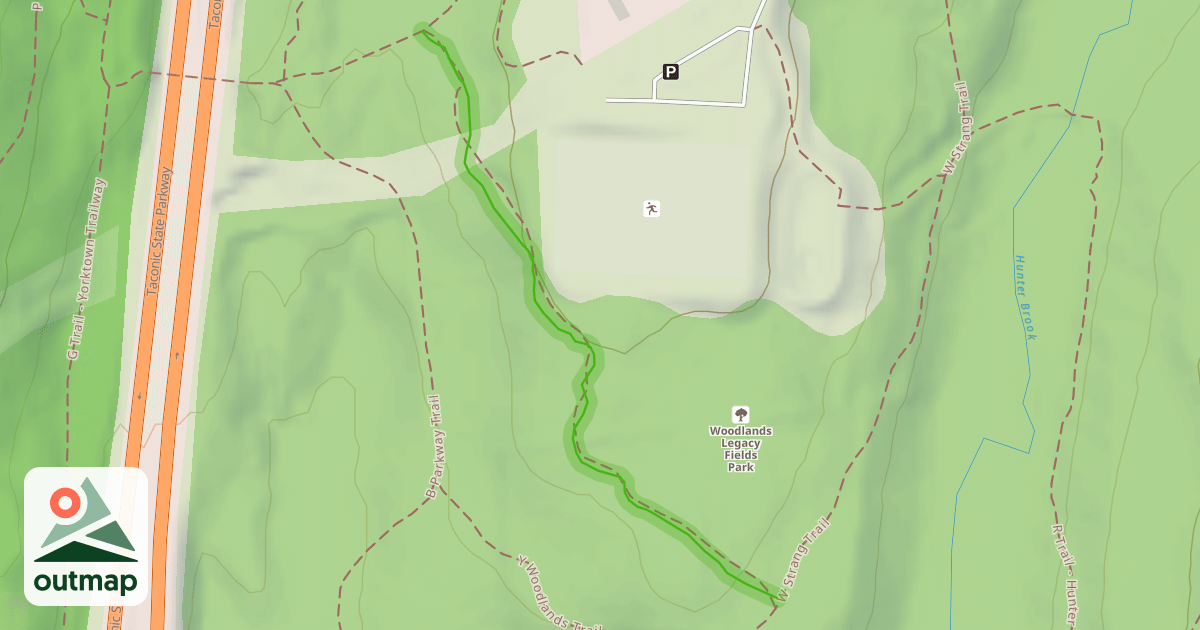 Map of Legacy Trail