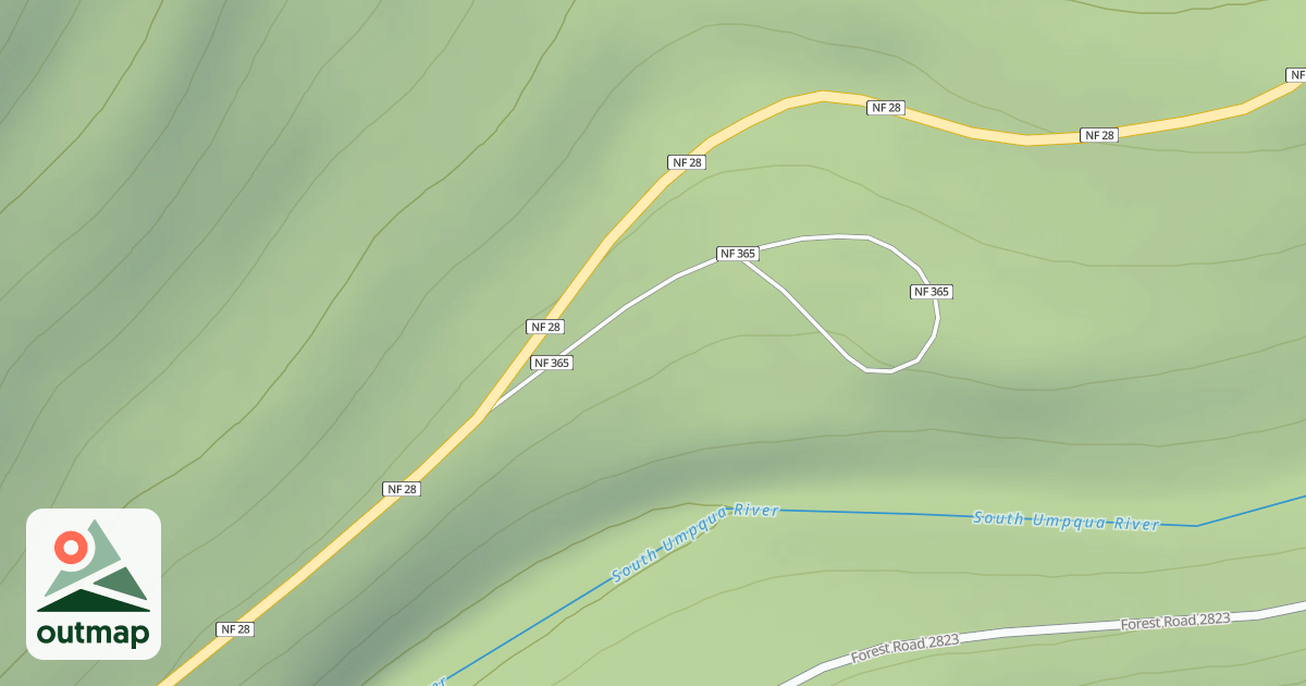 Map of CAMP COMFORT
