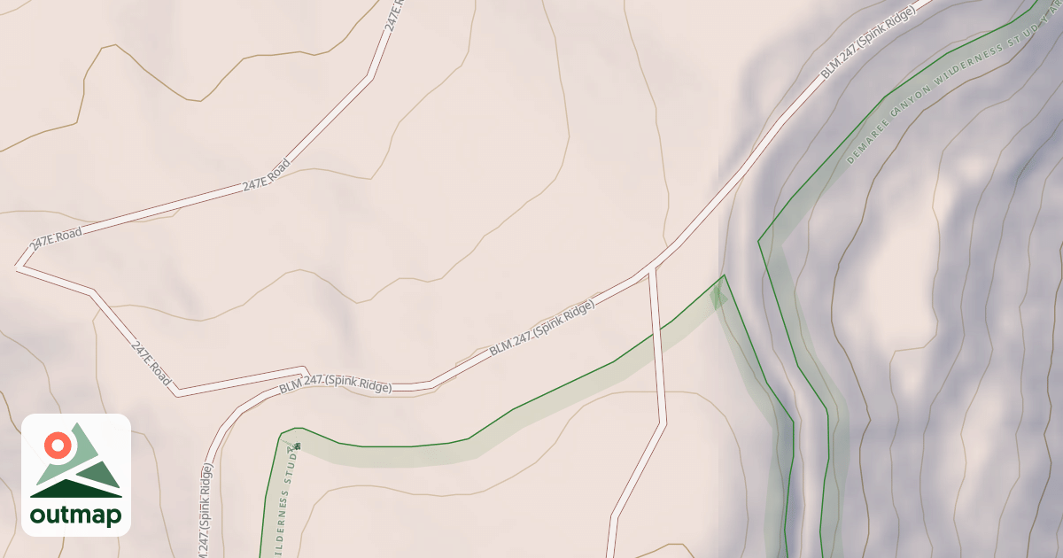 Map of BLM National GTLF Public Motorized Roads 590b9c82-7a6f-4640-ac06-9516244c16db
