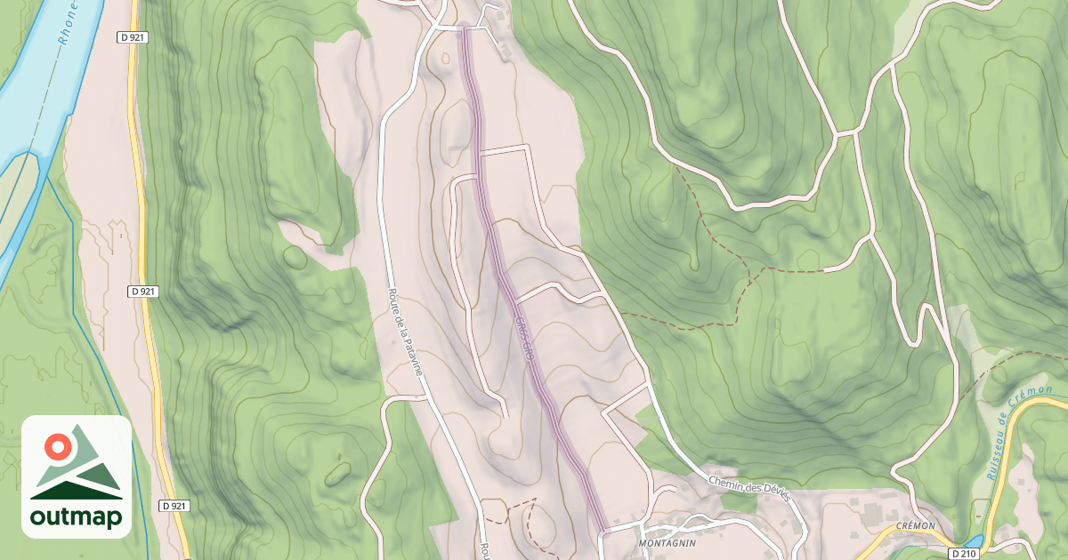 Map of GR65 GR9