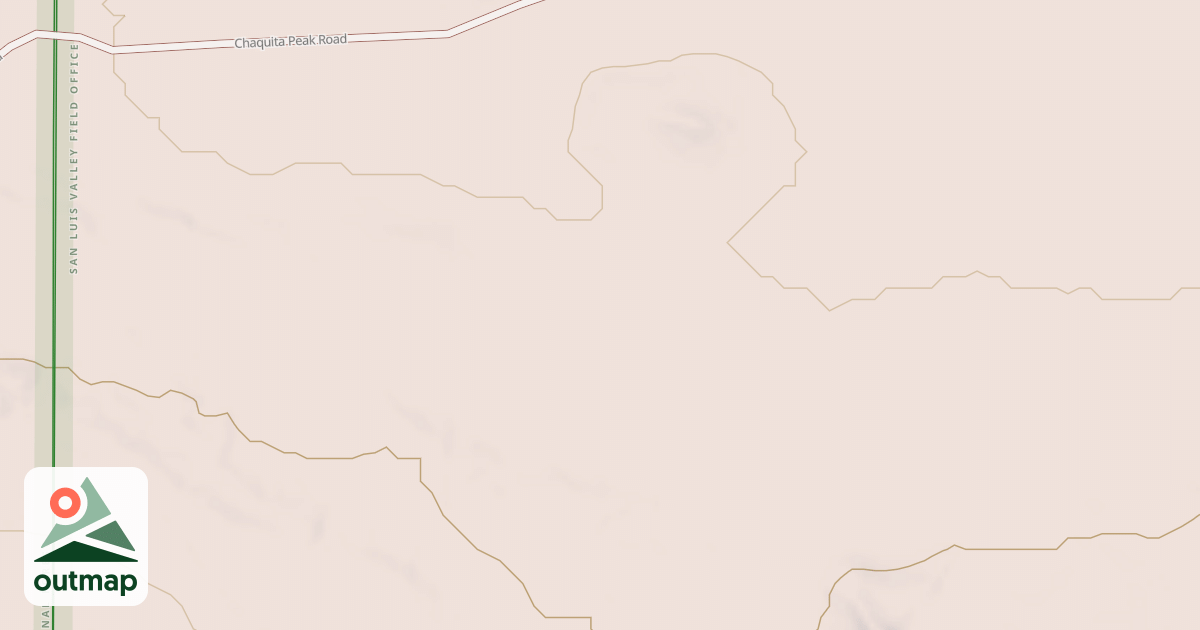 Map of Chaquita Peak Trail