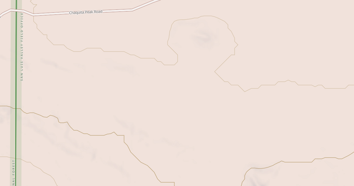 Map preview of Chaquita Peak Trail