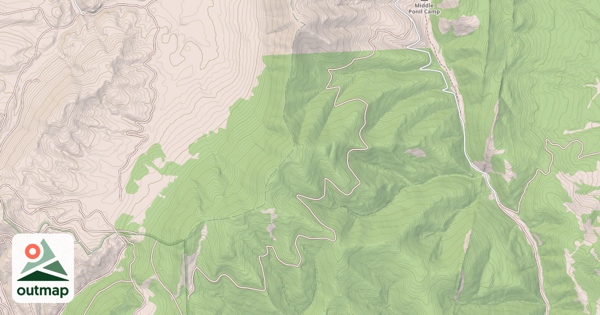 Map of NINE MILE