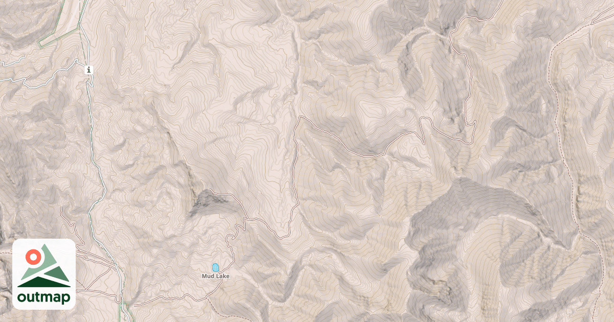 Map of Blacktail/mud Lake