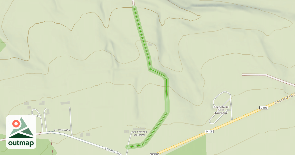 Map of Chemin des Petites Maisons