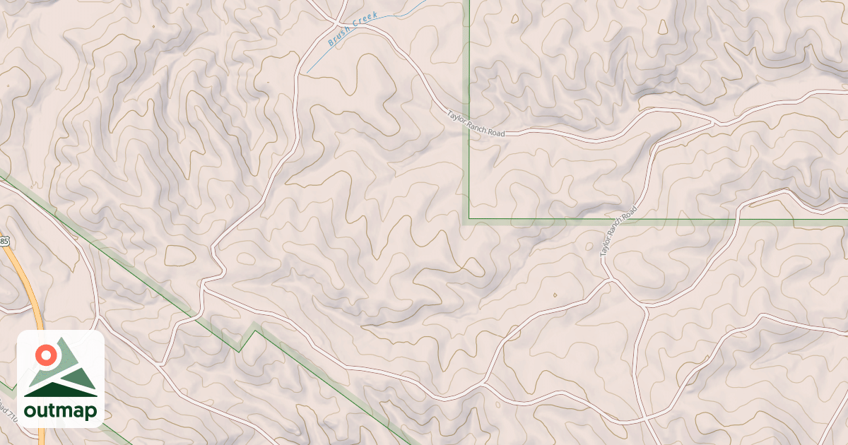 Map of BALD HILL BR 2A