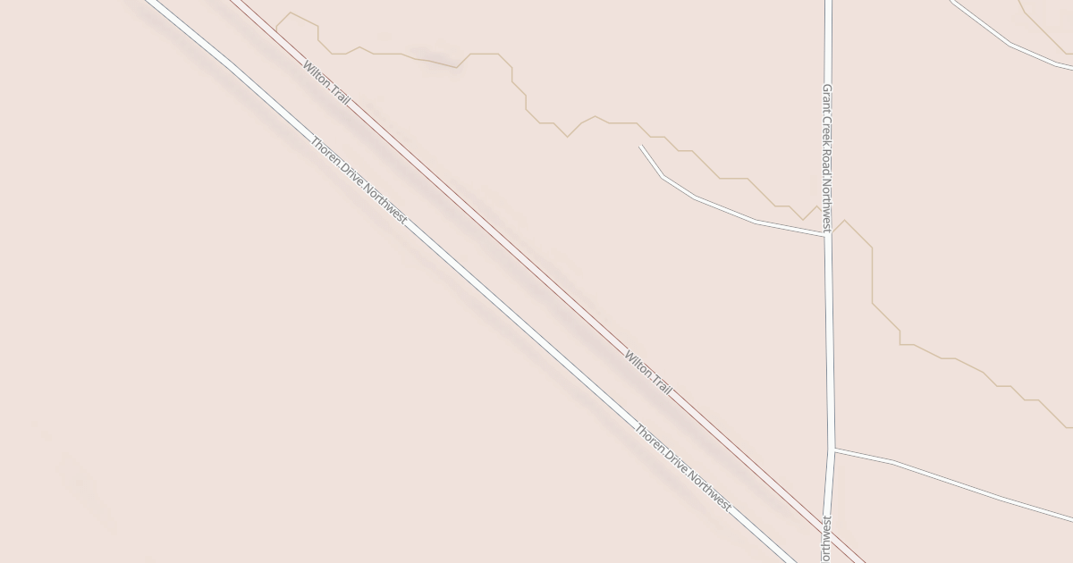 Map preview of Wilton Trails Northwest