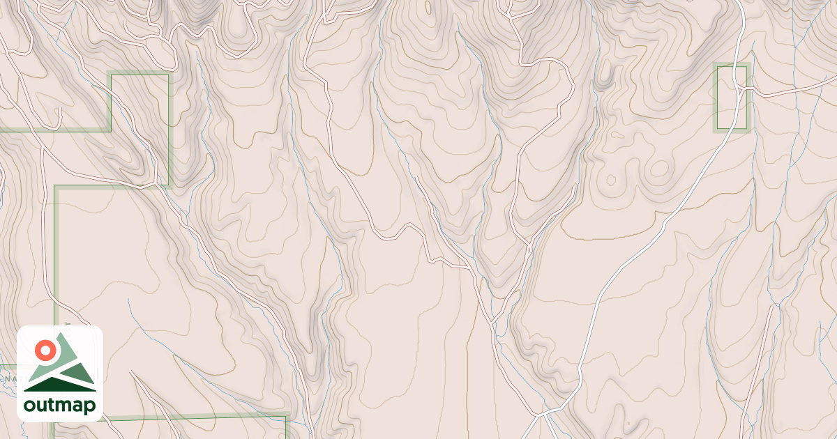 Map of Dry -Gimlet Creek Snowmobile