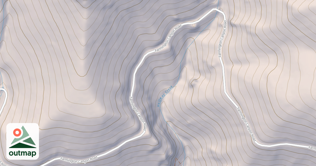 Map of FARMINGTON CANYON ATV