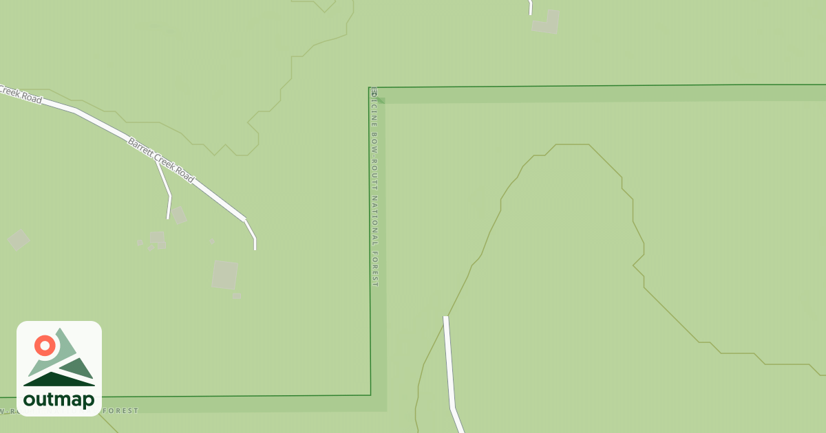 Map of BARRETT CR SPUR 2A
