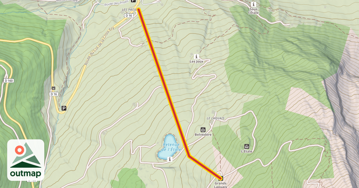 Map of Grands Laquais