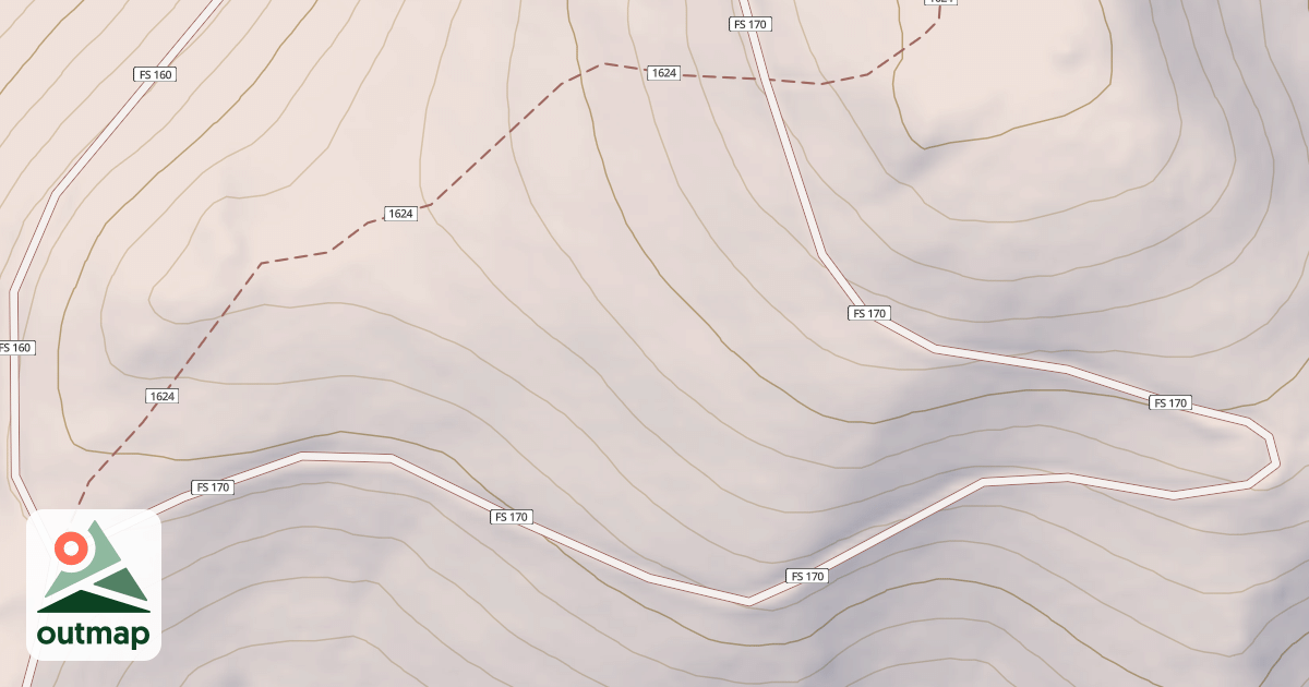 Map of USFS National Forest System Roads {9A4674F6-5CAB-4623-ADC9-9A94C52A8EE8}