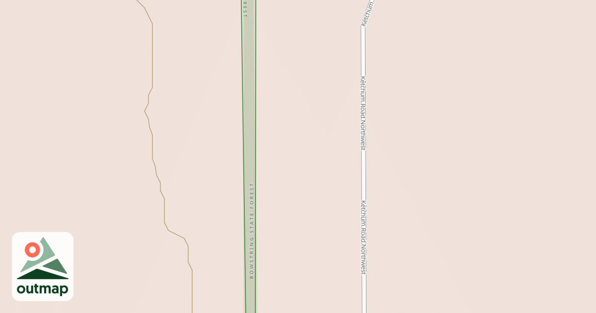 Map of KETCHUM SPUR D
