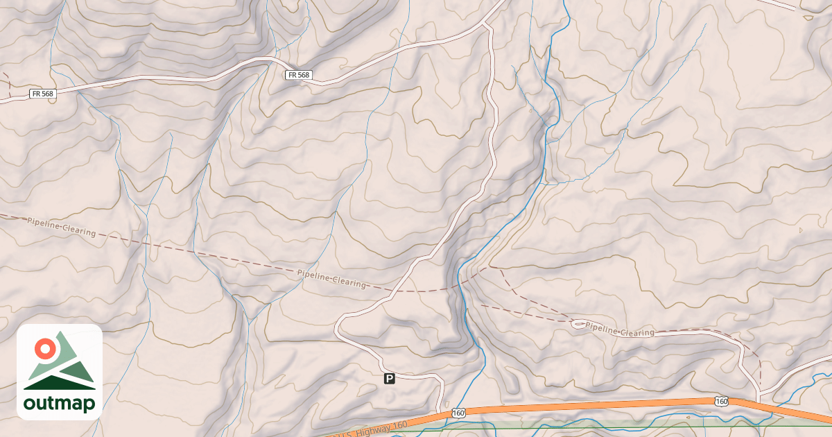 Map of CHERRY CRK
