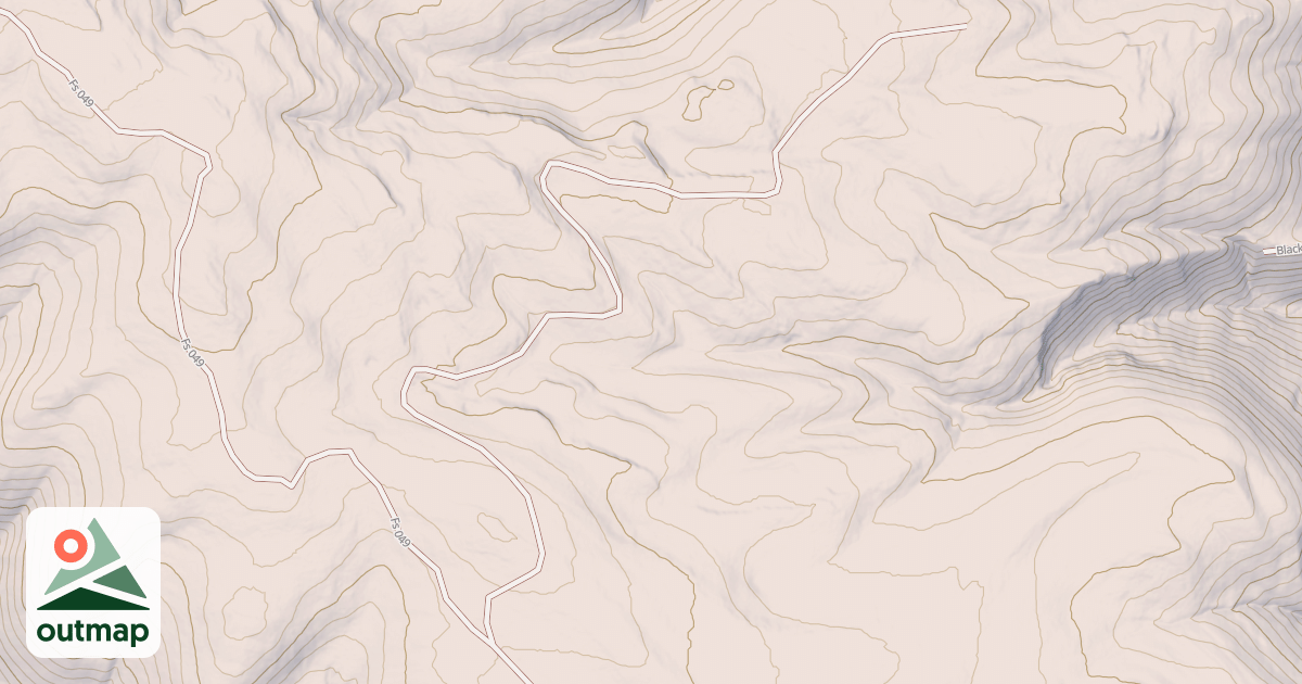 Map of DEADLINE RIDGE SPUR