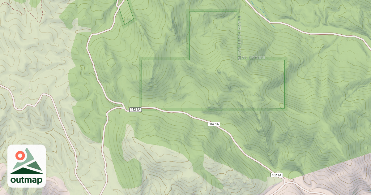 Map of BOONE DRAW