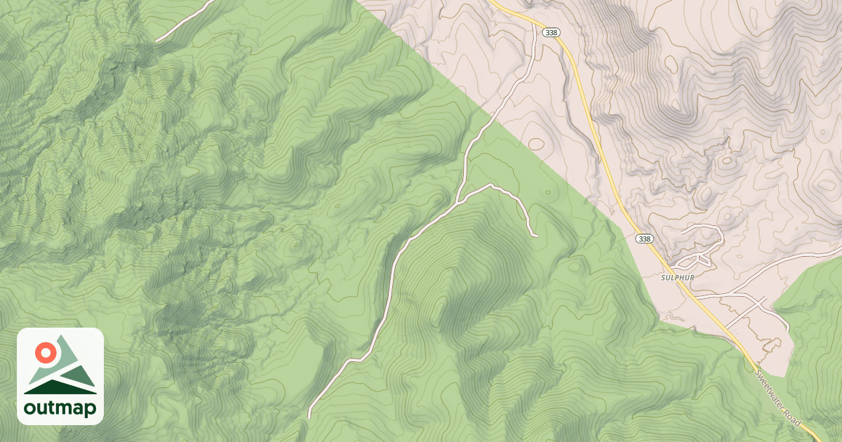 Map of O'BANION SPRING ROAD