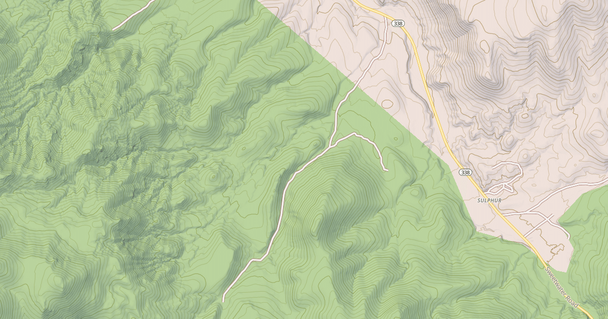Map preview of O'BANION SPRING ROAD