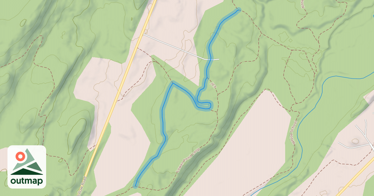 Map of Upper Pond Loop