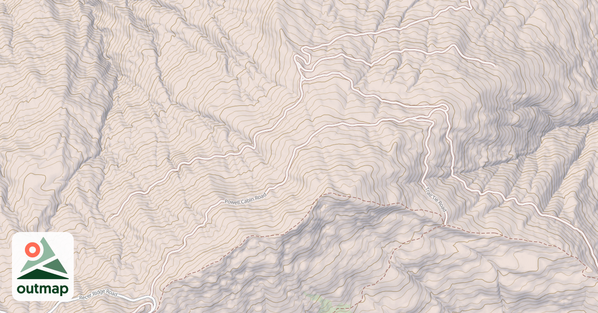 Map of POWELL CABIN