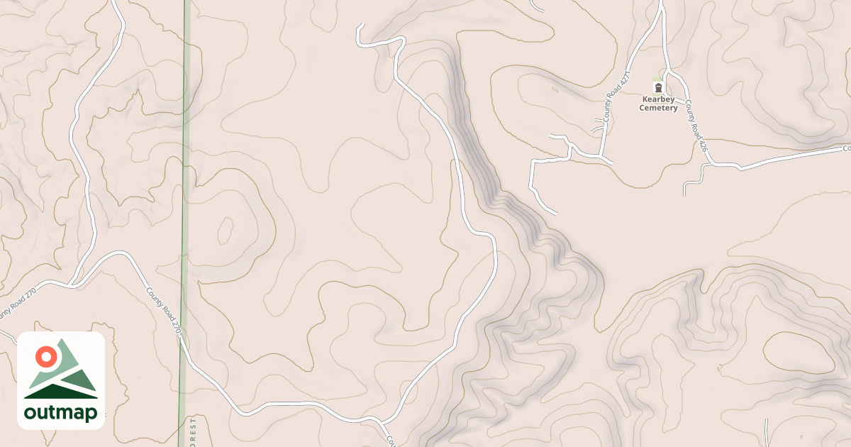 Map of PINHOOK