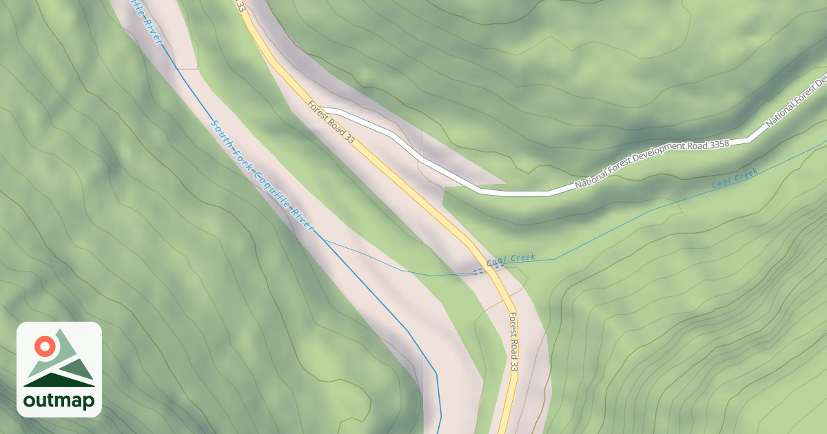Map of COAL CREEK WATER HOLE
