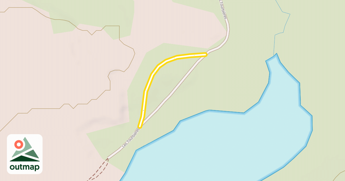 Map of Les Tourbières
