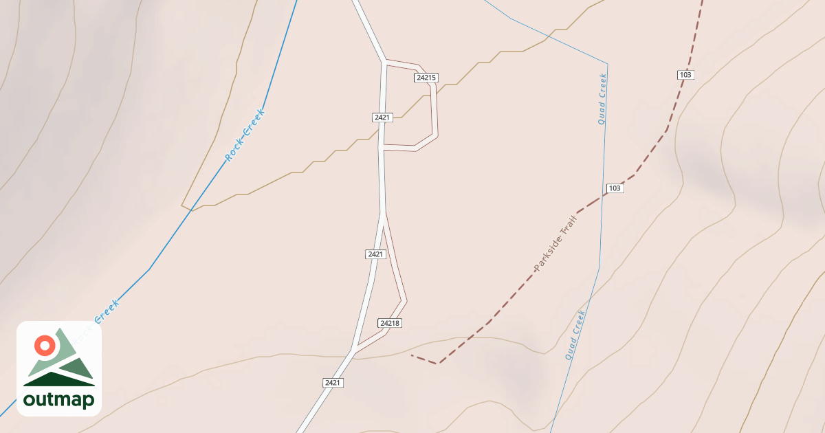 Map of DISPERSED CAMPSITE