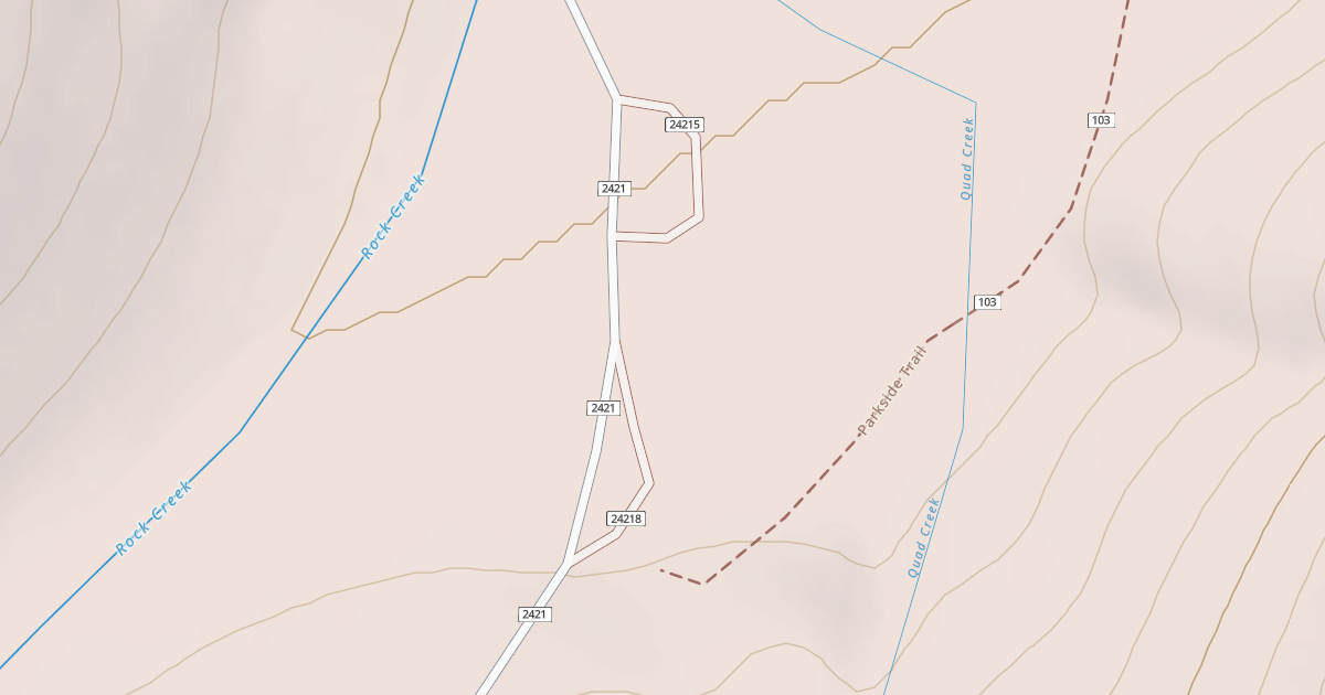 Map preview of DISPERSED CAMPSITE
