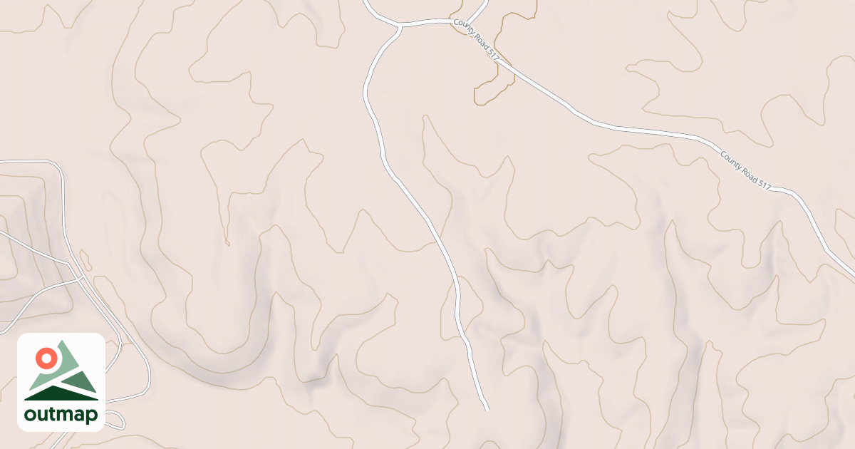 Map of MUD BRANCH HOLLOW
