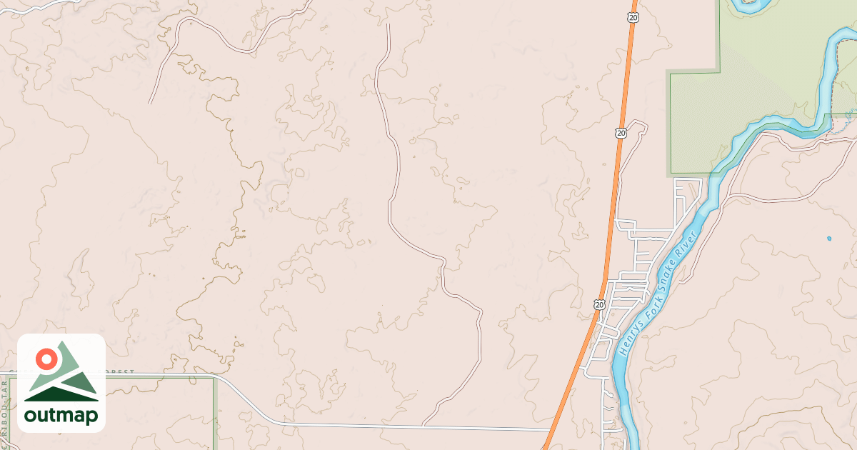 Map of NORTH ANTELOPE FLAT SP1