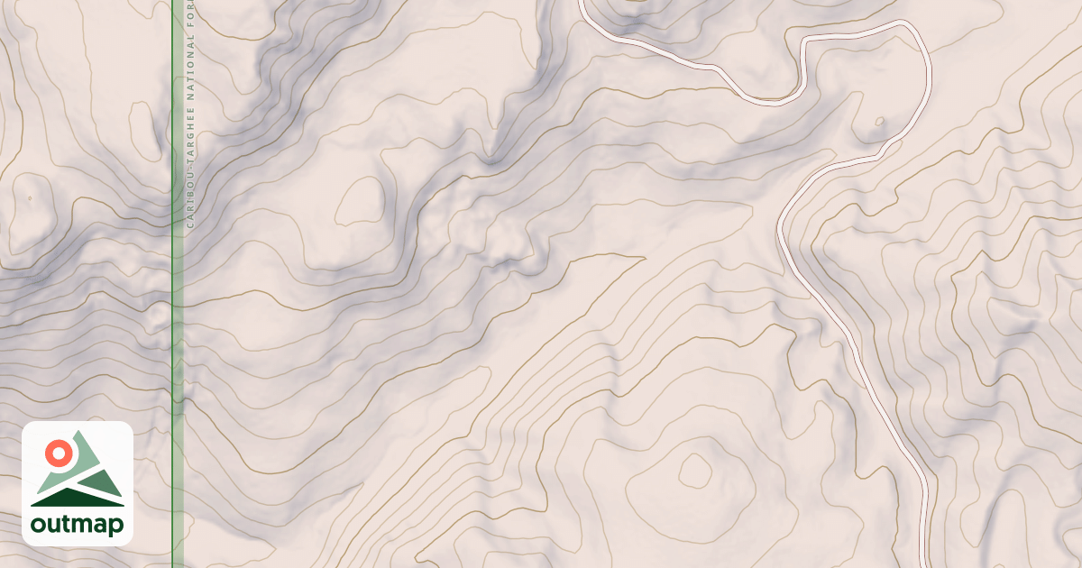 Map of CRYSTAL CREEK