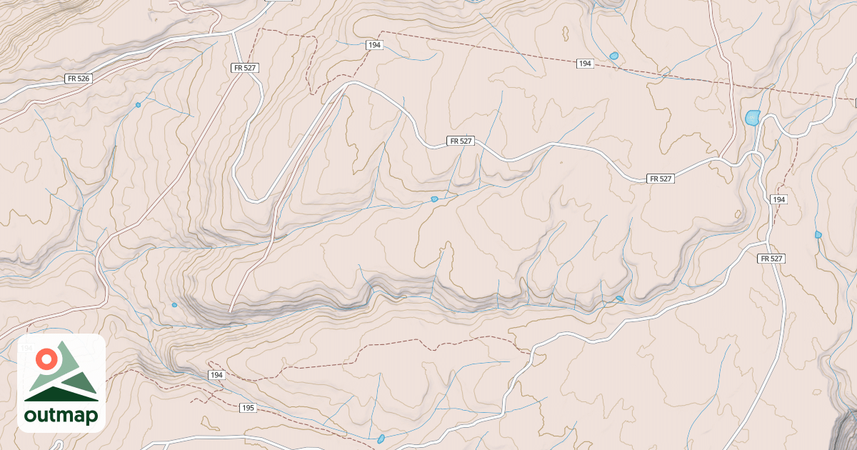 Map of Boggy Upper Loop