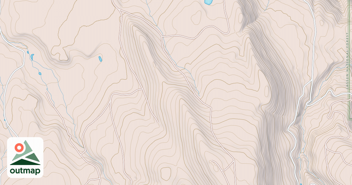 Map of BLACKS RIDGE N