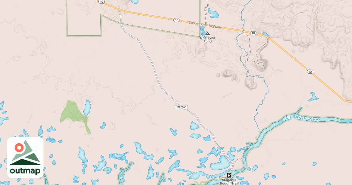Map of ALAGANIK SLOUGH RD
