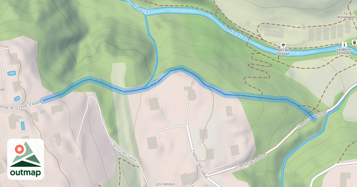 Map of Chemin des Bœufs