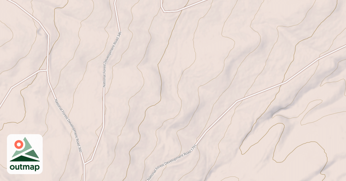 Map of USFS National Forest System Roads {EA3F97BE-D658-4FF9-9F0C-1F26FA953672}