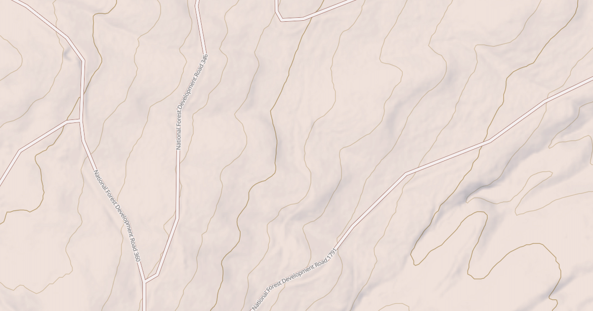 Map preview of USFS National Forest System Roads {EA3F97BE-D658-4FF9-9F0C-1F26FA953672}