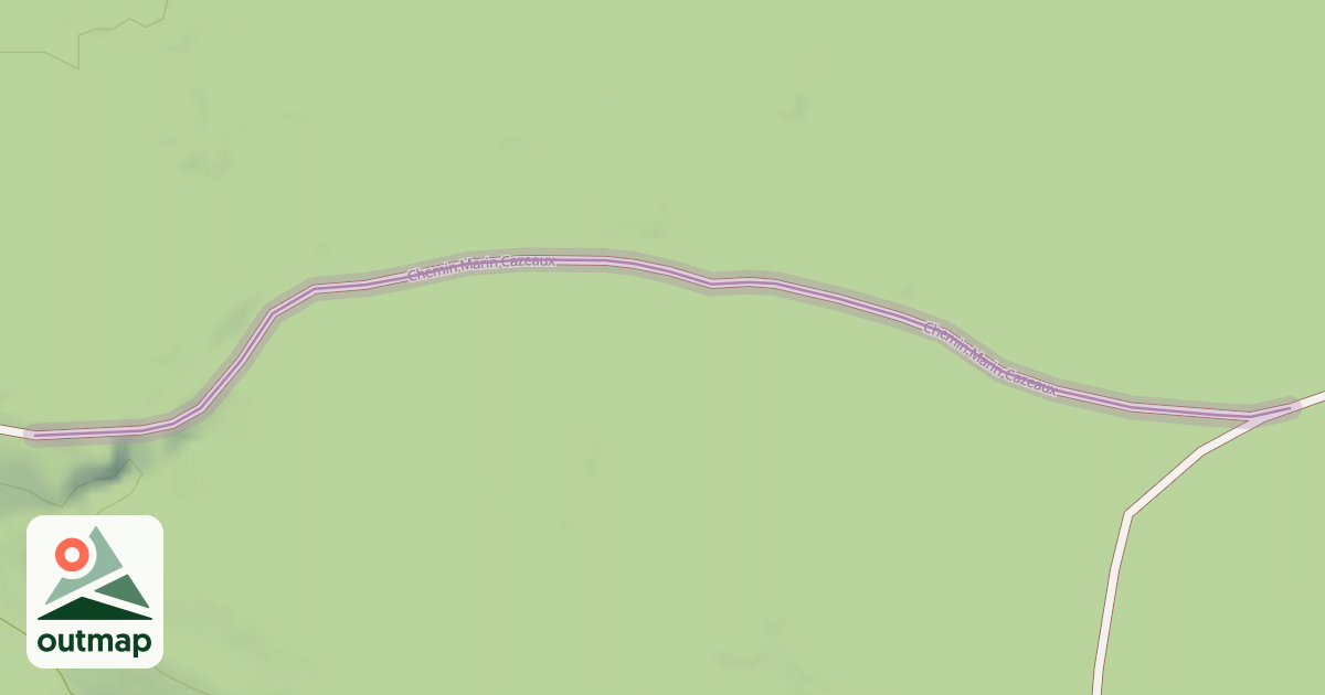 Map of Chemin Marin Cazeaux