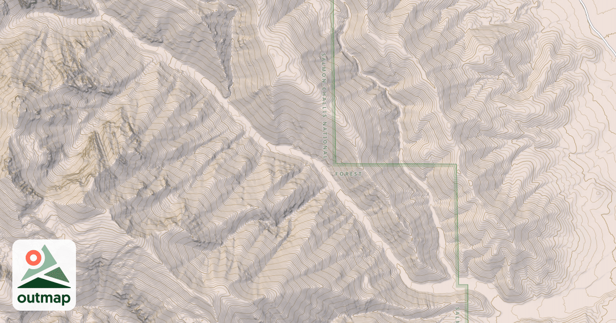 Map of CABIN FORK