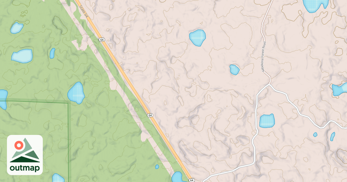 Map of Martineau Recreational Trails