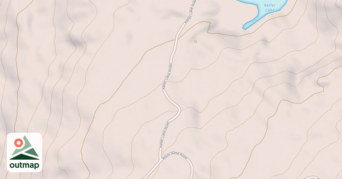 Map of KELLER LAKE