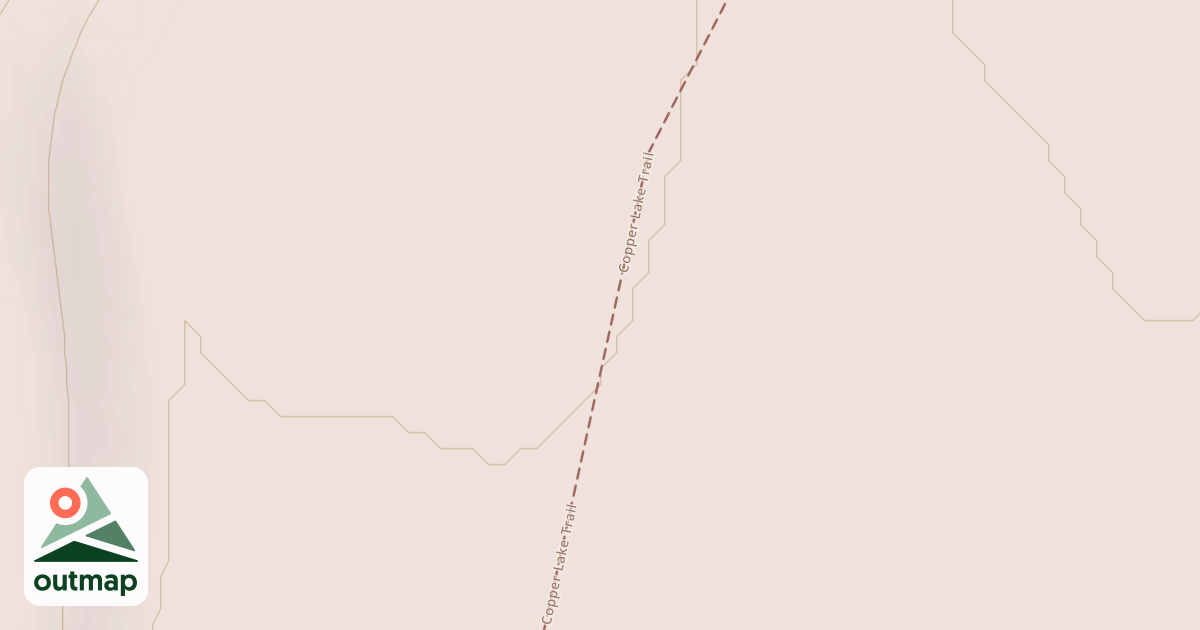 Map of Copper Lake Trail