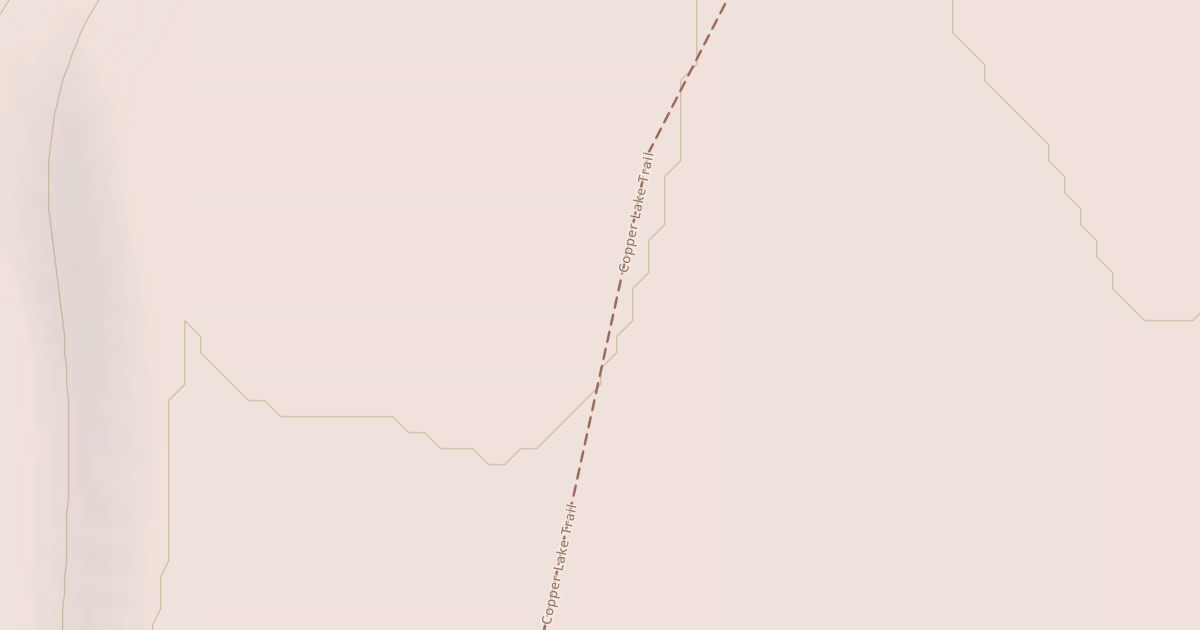 Map preview of Copper Lake Trail