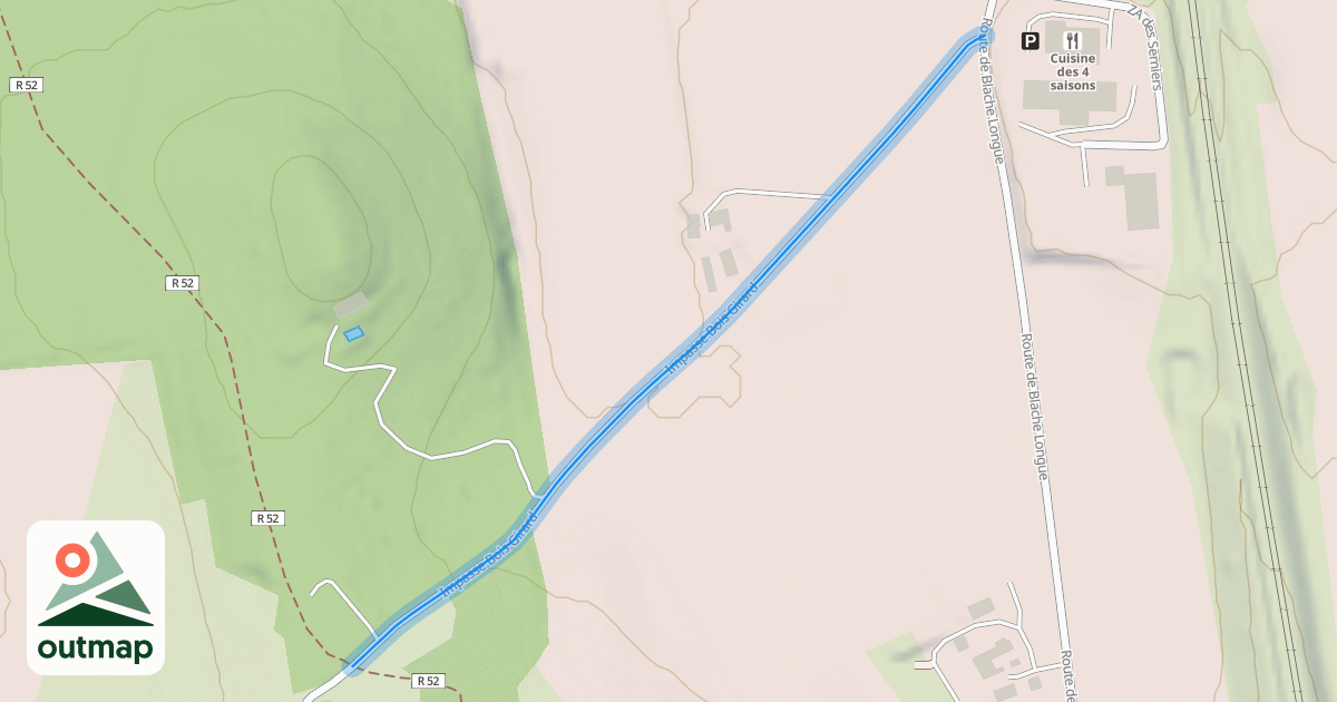 Map of Impasse Bois Girard