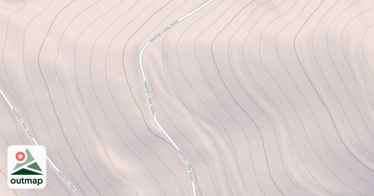 Map of SWAMP CREEK (SEELEY LAKE)