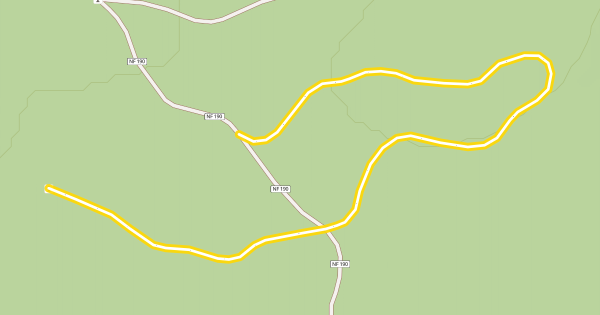 Map preview of Lodgepole Loops
