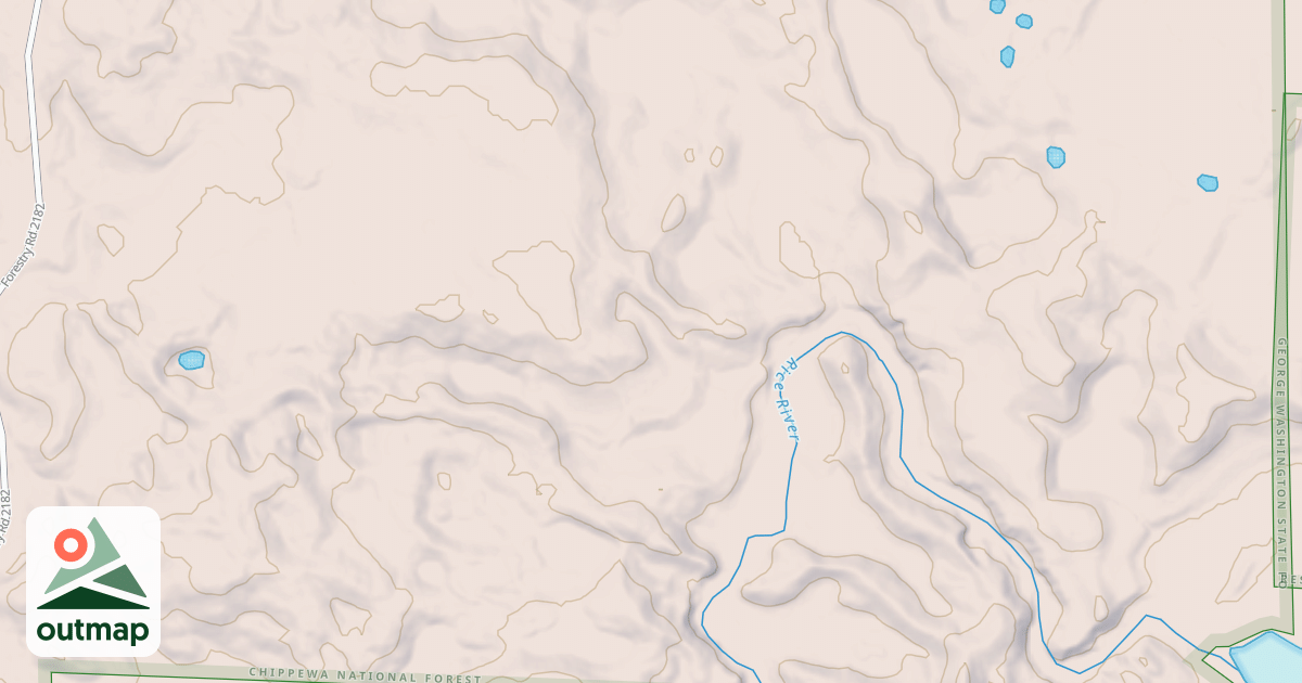 Map of CAMERON SPUR F